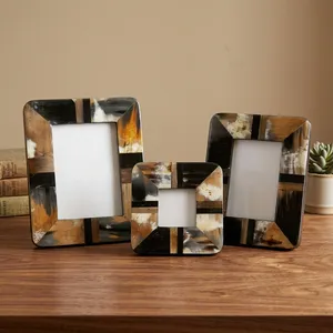 Handcrafted Agate Quartz Marble Photo <b>Frame</b> Set Decorative Natural Stone Tabletop Picture Display Modern Luxury Home Office Gift - Product Image 3