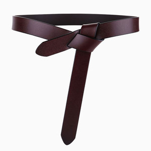 Luxury Brand Women's Cowhide Belts Genuine Leather No Buckle Girdle Waist Belt for Coat Sweater Dress <b>Accessories</b> - Product Image 2