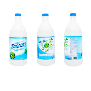 โซนร็อกซ์ น้ำยาฟอกขาวสูตรธรรมชาติ กลิ่นหอม ขนาด 500 มล. แพ็ค 24 ขวด จำหน่ายจำนวนมาก ขจัดคราบได้อย่างมีประสิทธิภาพ - Product Image 3