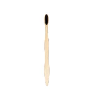 S Curve Kids Bamboo Toothbrush Charcoal Bristle Eco Friendly Oral <b>Care</b> for Pediatric Dental Clinic Wholesale - Product Image 4
