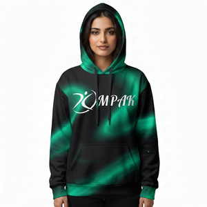 Sudadera con Capucha Unisex Extra Grande de Corte Holgado para Invierno con Diseño Sublimado Bordado en Toda la Superficie para Ropa Casual de Moda Urbana - Product Image 1
