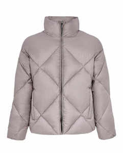 Wholesale <b>Women</b> Fashion Diamond Quilted Puffer Jacket Stand Collar <b>Winter</b> Warm <b>Padded</b> Bubble <b>Coat</b> Solid Windproof Outerwear - Product Image 6