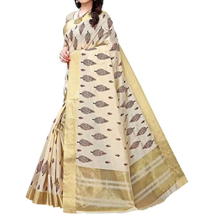 Sari de Chifón para Mujer con Tela Ligera, Caída Fluida y Detalles Delicados para un Estilo Tradicional y Contemporáneo - Product Image 4