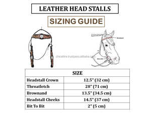 Nouvelle bride de Cowboy Vintage en cuir Western usinée à la main personnalisée avec punaise réglable pour rodéo et équipement équestre - Product Image 3