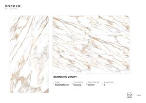 Losa de Porcelana Texturizada de Lujo de 600x1200 mm, 60x120 cm, 24x48 Pulgadas, Superficie Decorativa para Interiores Residenciales y Comerciales - Product Image 5