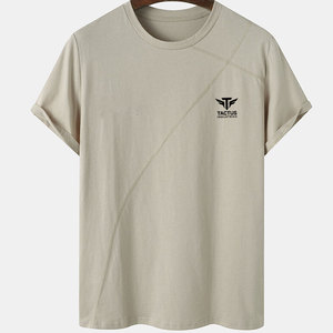 Nouveauté T-shirt 100% coton à séchage rapide pour homme, design unique, coupe ample, imprimé, prix de gros - Product Image 1