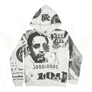 Sudaderas con capucha y cremallera personalizadas para hombre al por mayor – Proveedor mayorista de sudaderas con capucha de cremallera completa de estilo urbano de alta calidad - Product Image 5