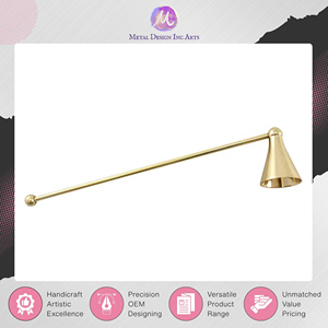 Fabricante y Exportador de Origen Indio que Vende Apagavelas de Latón de Primera Calidad en Color Dorado para Apagar Velas al Mejor Precio - Product Image 4