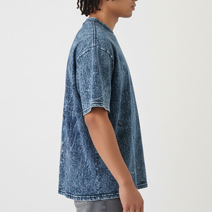 Camiseta Ringer de Verano de Lujo Hecha a Medida con Lavado Ácido para Hombre, 100% Algodón, Estampado Digital, Ligera y Transpirable - Product Image 2