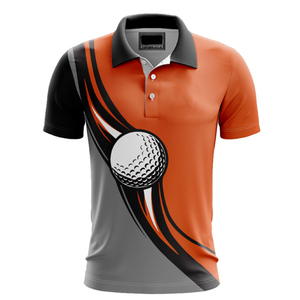Polo personnalisé avec logo, impression par sublimation de haute qualité, séchage rapide, polyester, polo de sport, uniforme d'équipe de golf - Product Image 4