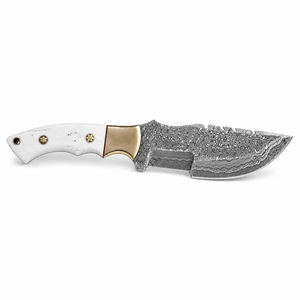 Couteau de chef en acier Damas forgé à la main, service OEM à faible MOQ, couteau de cuisine Tracker personnalisé, couteau léger - Product Image 3