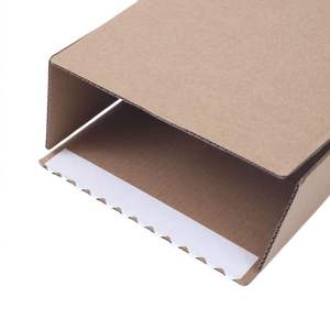 Custom Self-Adhesive Corrugated Mailer <b>Boxes</b> with Zipper Closure Embossed Logo Shipping Packaging Eco-Friendly by Boxit.pk - Product Image 5