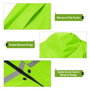 Imperméable en PVC pour adultes, très vendu, personnalisable, haute visibilité, vêtements de travail d'hiver, léger, imperméable - Product Image 4