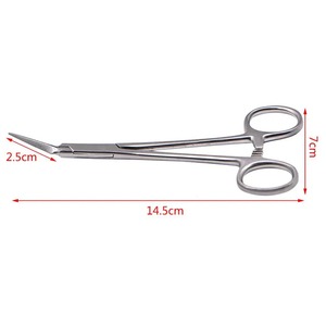 Pince chirurgicale Ametrine AS-786 en acier inoxydable, 150 mm, à mâchoires dentées, manche ovale, autoclavable, pour instruments orthopédiques - Product Image 3