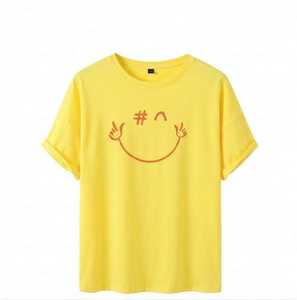T-shirt vintage pour homme à col rond jaune, manches courtes, séchage rapide, respirant, coupe régulière, décontracté, tissu 100% coton 240g - Product Image 1