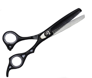 Ciseaux de coiffure professionnels en acier inoxydable de haute qualité avec manche, kits de ciseaux à effiler, 6 pouces, bord de rasoir pour barbier et salon - Product Image 4