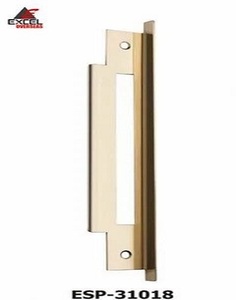 Placa de Retén y Rebate Extendida de Acero Inoxidable para Cerradura de Puerta - Product Image 2