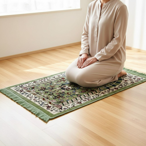 พรมละหมาดอิสลาม พรมละหมาดมุสลิม พรมละหมาดแบบพรีเมียม พรมละหมาดอิสลามแบบซักได้ - Product Image 3