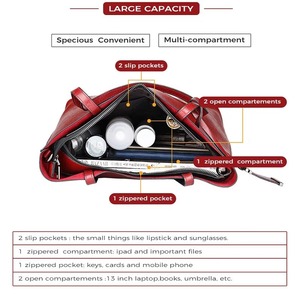 Hot Popular Shoulder Bags Large Capacity Womens Handbags Pu Leather <b>Tote</b> Bag - Product Image 5