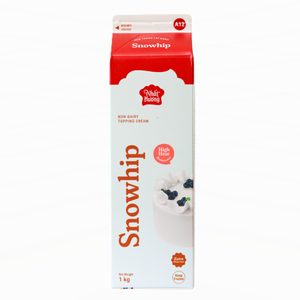 Fournisseur en gros de crème non laitière Snowhip, crème de garniture non laitière, 1KG, HALAL, OEM/ODM, pour boulangerie, livraison rapide mondiale - Product Image 1
