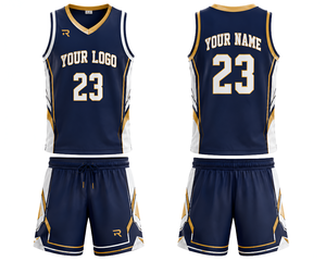 Conjunto de Uniforme de Baloncesto Personalizado 100% Poliéster, Sin Mangas, Secado Rápido, con Impresión de Logotipo, Nombre y Número en la Parte Delantera, para Adultos - Product Image 3