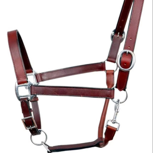 บังเหียนม้าหนังแท้แบบตะวันตกสั่งทำพิเศษสำหรับขี่ม้ารุ่นใหม่ พร้อมปลอกคอแบบปรับได้เพื่อความปลอดภัย - Product Image 1