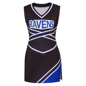 Tenue de pom-pom girl One Tree Hill pour femme : débardeur et jupe, idéale pour les fêtes costumées d'école secondaire et Halloween, personnalisable - Product Image 1