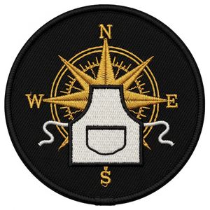 Parche Bordado Personalizado de Regalia Masónica, Escuadra y Compás, Insignia Masónica, Logotipo Bordado a Mano con Hilo Metálico, Uniforme Masónico - Product Image 6