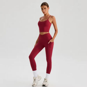 Ropa Deportiva para Mujer, Camiseta de Yoga sin Costuras de Color Sólido, Manga Larga, Top Corto para Entrenamiento, Secado Rápido, Transpirable, Conjuntos de Yoga - Product Image 4