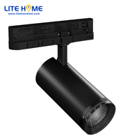 Projecteur LED sur rail zoomable pour magasin de détail, boutique de vêtements, supermarché, salle d'exposition et éclairage commercial