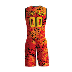 Uniforme de basket-ball édition équipe, tissu durable, séchage rapide, sans manches, impression par sublimation, finition propre, toucher doux toute saison - Product Image 3