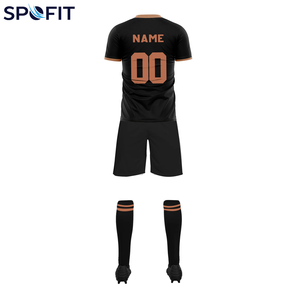 Customized Soccer Uniform Set with Quick-Dry Breathable Polyester Custom <b>Design</b> & Logo Football Jersey Shorts Socks OEM <b>Service</b> - Product Image 2