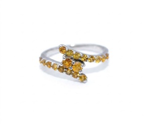 Bague en argent sterling 925 avec citrine naturelle, faite à la main, bijou élégant, cadeau d'anniversaire pour femme, pierre de naissance de novembre - Product Image 4