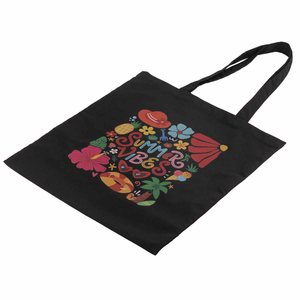Beach Vibes Eco-Friendly Fashion Jute Tote <b>Bag</b> PP Webbing Handles <b>Medium</b> <b>Size</b> Geometric Pattern Zipper Closure Daily Outdoor Use - Product Image 3