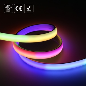 Bande LED 24V WS2811 SPI adressable 1260 LED/m sans points COB RGBCCT RGBWW RGBWCCT, largeur 15 mm, étanche IP67 en silicone - Product Image 2