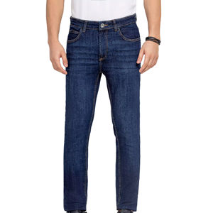 Pantalon large décontracté en jean délavé style vintage plissé pour homme – Streetwear Hip Hop Oversize - Product Image 4