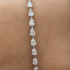Real <b>Gold</b> Lab Grown Diamond Bracelet 10K 14K 18K IGI Graded Ethical Jewelry Yellow <b>Rose</b> White <b>Gold</b> Luxury Gift Ideas - Product Image 4