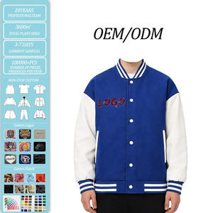 OEM Service Custom <b>Mens</b> Wool Varsity <b>Jacket</b> Windproof Winter Letterman <b>Baseball</b> <b>Jacket</b> with Zipper - Product Image 5