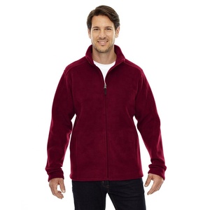 Chaquetas de lana micro polar unisex con cremallera completa nueva llegada bolsillo lateral con cremallera logotipo personalizado abrigo de hombre al por mayor - Product Image 1