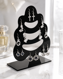 Removable Glass for <b>Earring</b> Organizer <b>Holder</b> with Glossy Finish Customizable Size & Color for Multi-Use <b>Earrings</b> Display - Product Image 3