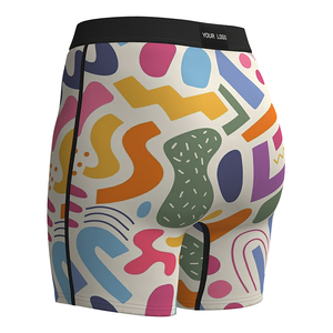 Shorts de sport décontractés pour femmes, couleur unie, taille haute, respirants et sans coutures, vente en gros sur mesure pour l'été - Product Image 4