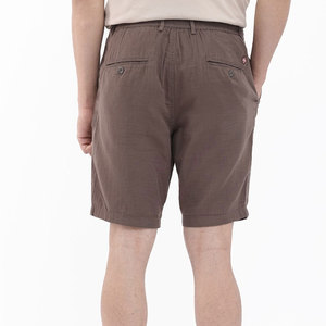 Shorts Bermuda en Coton Oxford Couleur Unie pour Homme, Taille Haute Élastique, Tissu Tricoté Respirant, Écologique, Coupe-Vent, Anti-UV, Haute Protection - Product Image 4