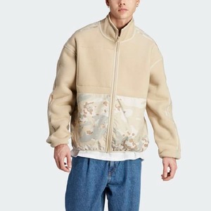 Custom Autumn Men's Warm Wool Fleece <b>Jacket</b> with Sherpa Lining Full Zip Pockets Front Logo Windproof & Eco-Friendly - Product Image 3
