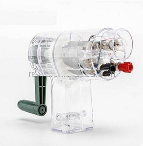 Générateur manuel HM-PD030 Ningbo Huamao DC 12V de qualité supérieure (plastique et métal) pour utilisation en expériences scolaires - Product Image 1