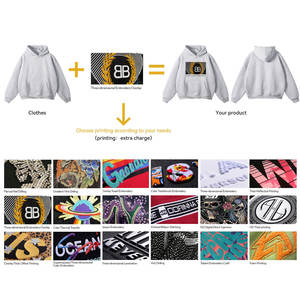 Sweat-shirts de luxe surdimensionnés pour hommes, en molleton de 220 grammes, avec logo personnalisé, vente en gros, épaules tombantes, streetwear de haute qualité - Product Image 5