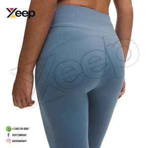 Leggings de Yoga de Cintura Alta con Cordón Ajustable XC-WL-06, Elásticos, Suaves como la Mantequilla, Transpirables, para Entrenamiento, Ligeros, de Secado Rápido - Product Image 5