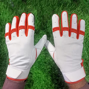 Gants de frappe en cuir véritable sur mesure pour hommes, enfants et jeunes, avec manchette longue, pour joueurs de baseball et de softball - Product Image 6