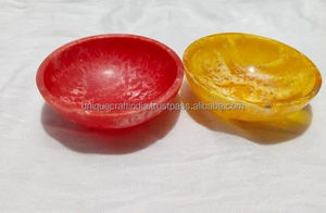 Cuenco artesanal de resina para ensalada para cocina y mesa para servir y mezclar cuencos de vajilla y accesorios de cocina - Product Image 2