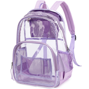 Sac à dos scolaire transparent unisexe étanche pour étudiants, idéal pour les voyages et le rangement, vente en gros, meilleure vente, marque personnalisée - Product Image 2
