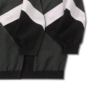 Wholesale Custom Printed Streetwear Solid Plus Size Men's Autumn Nylon Windbreaker Jacket - Product Image 3